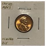 BU 1957D Cent