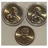 (3) US Dollars 2009P,2013D,2016P