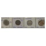 (4) Luxembourg Coins
