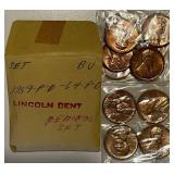 Memorial BU Set 1959 thru 1964 Cents