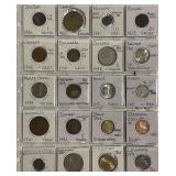 (20) World Coins - several countries