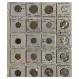 (20) World Coins - several countries