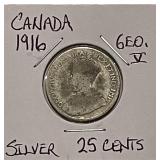 Sterling Silver Canada Quarter