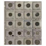 (20) World Coins - several countries