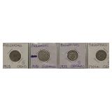 (4) Early 20th Cent. Philippines Coins