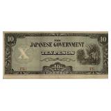 1942 Philippines Japan Occup. 10 Pesos