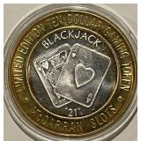 .6 Oz. .999 Silver $10 Gaming Token