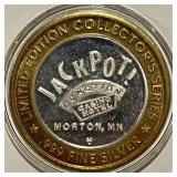 .6 Oz. .999 Silver $10 Gaming Token