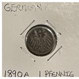 Germany 1890A Pfennig