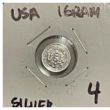 1 Gram Silver Art Bar