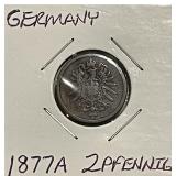 Germany 1877A 2 Pfennig
