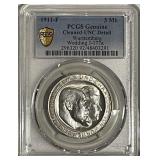 Cert. UNC 1911F Wurtemberg 3 Mark