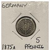 Germany 1875A 5 Pfennig