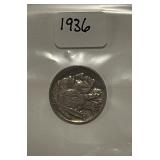 1936 Buffalo Nickel