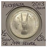 1/2 Troy Oz. Silver Art Bar