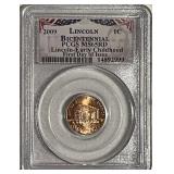 Cert. 1st Day Issue MS65 2009 Cent