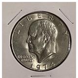 1974D UNC Eisenhower Dollar