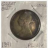 1891 Gr.Brit. Penny