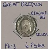 Silver 1903 Gr.Brit. 6 Pence