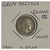 Silver 1906 Gr.Brit. 6 Pence