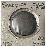 1795 Sardinia 20 Soldi (Italian State)