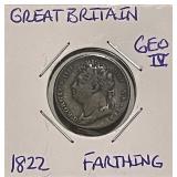 1822 Gr.Brit. Farthing