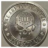 2 Troy Oz. Silver Art Bar