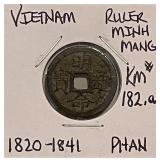 1820-1841 Vietnam Phan KM#182.a