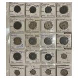 (20) Select 20th Century Belgium Coins