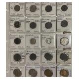 (20) Select 20th Century Belgium Coins