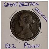1862 Gr.Brit. Penny