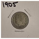1905 V Nickel