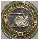 .6 Oz. .999 Silver $10 Gaming Token