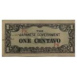 1942 Philippines Japan Occup. Centavo