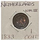 1883 Netherlands Cent