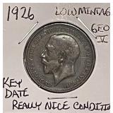 Key Date 1926 Penny George V