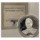 20 Gram .999 Silver Art Bar