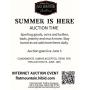 JUNE 22 SUMMER IS HERE - AUCTION TIME