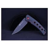 OZARK TRAIL BLACK/ RED POCKET KNIFE
