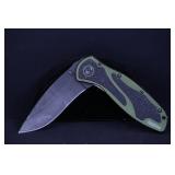 KERSHAW OLIVE/ BLACK KNIFE