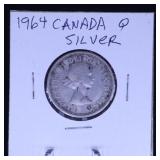 1964 CANADIAN SILVER QUARTER