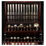 ASSORTED SILVER PLATE  SILVER SERIVCE FOR 12 PLUS