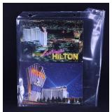 LAS VEGAS HILTON COLLECTIBLE POSTCARDS