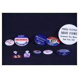 ASSORTED POLITICAL CAMPAING PINS