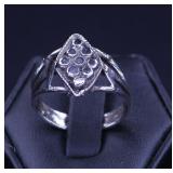 VICTORIAN STYLE STERLING RING AS IS
