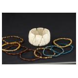 ASSORTED COSTUME JEWELRY BRACELETS 2