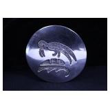 NAVAJO CHARLIE MIKE YAZZIE STERLING PENDANT