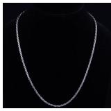 VERY NICE 925 ITALY ROPE CHAIN