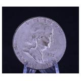 1953 P FRANKLIN HALF DOLLAR 90% SILVER