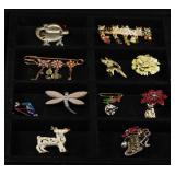 VINTAGE BROOCH COLLECTIBLE VARIETY LOT
